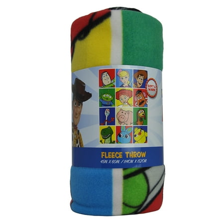 Toy Story 4 Fleece Blanket 45" x 60" Family Portrait Throw ...