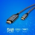thumbnail image 4 of Cable USB Tipo C a HDMI Vorago CAB-310 4K UHD Durabilidad Plug And Play Universal, 4 of 4