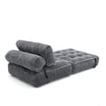 thumbnail image 3 of Leumius Folding Sofa Bed,Convertible Sleeper Chair with Pillow Foldable Mattress with Back Support, Portable Fold Out Chair Bed Comfy Floor Sofa Lounge for Living Room BedroomGray, 3 of 6