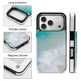 thumbnail image 3 of Ocean Wave Texture Print Leather Wallet Case for iPhone 16 Wallet Case Card Holder Flip, 3 of 8