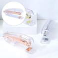 thumbnail image 2 of SUTENG Clear Acrylic Stapler, Spring Powered Stationery, Desk Supplies Accessories, Manual Stapler Medium-Sized Stapler Office Student Teacher Office Clerks, 2 of 5