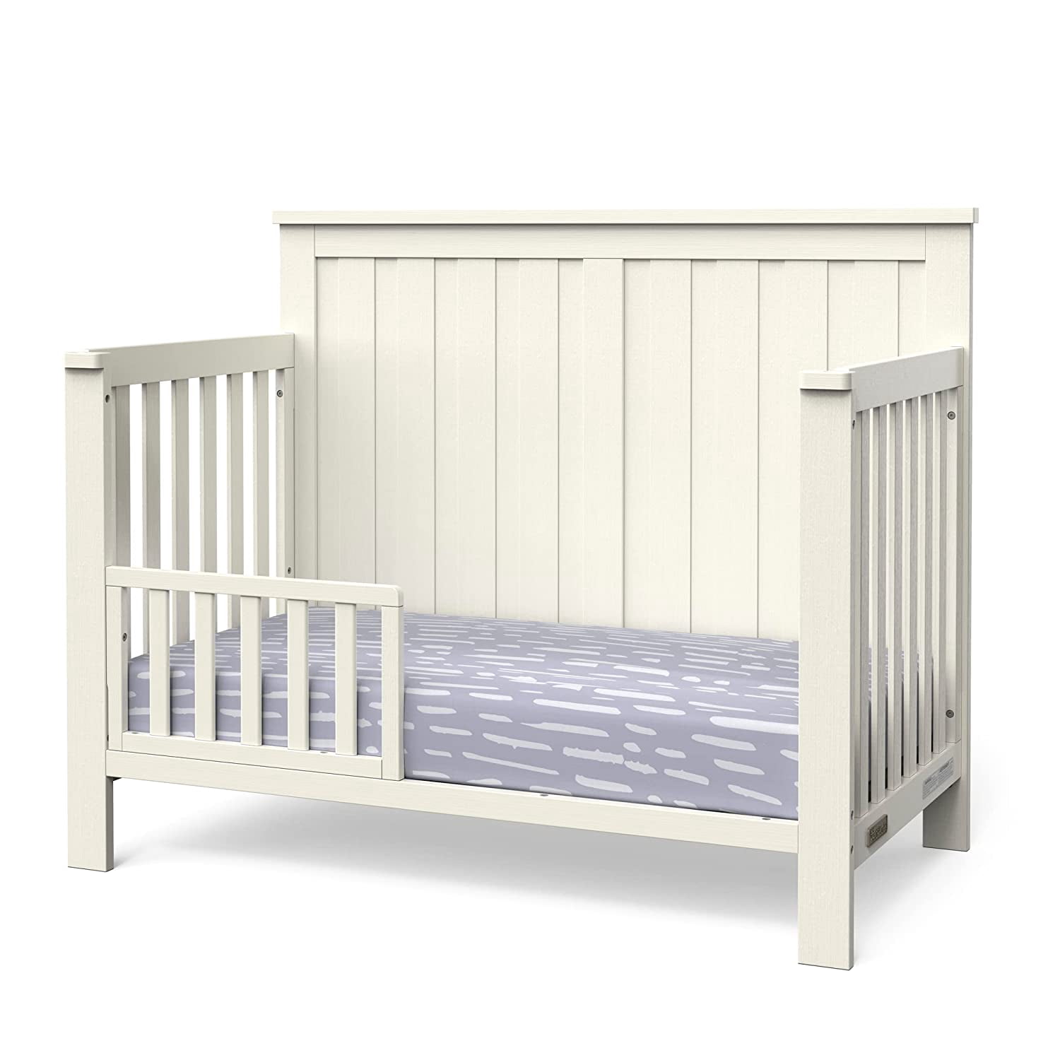Child Craft Calder 4-in-1 Convertible Crib, Brushed Cotton White