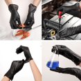 thumbnail image 6 of JingChun Gloves Disposable Heavy Duty Nitrile Gloves Medium Disposable Gloves Medium Nitrile Gloves Guantes Desechables Disposable Cooking, 6 of 9