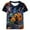 1# Black, variant on FEDPOP Boys Halloween T-shirts Kids 3D Printed Graphic Tops Pumpkin Short Sleeve Tees Clothes 6T