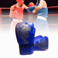 thumbnail image 6 of yotijay Boxing Gloves Sparring Gloves for Punching Bag Training Arts Fitness adults blue, 6 of 9