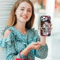 thumbnail image 3 of Anti-Collision Protective Spider Web Design Mobile Phone Case for iPhone 15 Pro, Black, 3 of 7