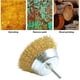 thumbnail image 3 of Kit de cepillos de alambre de acero revestido de cobre profesional para taladros eléctricos, herramienta de limpieza y desbarbado suave para acceder a áreas estrechas, 9 piezas, 3 of 7