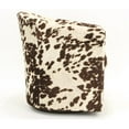 thumbnail image 3 of Fox Hill Trading Marlee Traditional Fabric Swivel Club Chair in Milky Brown, 3 of 4