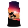 thumbnail image 3 of Father Day Sale!Basketball Palm Tree Tank Top for Men,Hawaii Tank Top Men Cool Novelty Printed Graphic Sleeveless Beach Tank Top,Muscle Shirt for Workout Gym Jogging,Hawaii Summer Vacation Tanks, 3 of 4