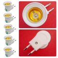 thumbnail image 3 of 5Pcs Lamp Base E27 Eu Plug Adapter With Power On-Off Control Lamp Socket, 3 of 5