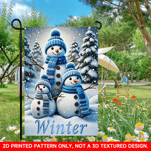 1 PC, 2D Flat/ Garden flag, design pattern, 11.8x17.7 inches (30x45cm), fashionable 2D pattern, autumn Thanksgiving, Halloween garden flag, home, outdoor, courtyard, lawn, garden, holiday and holiday