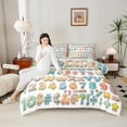 thumbnail image 4 of Castle Fairy Personalized Initial Alphabet 2Pcs Bedding Comforter Set for Teens Women Men,Cartoon Number Twin Comforter Sets,Plaid Stripes Stars Print Breathable Bedding Set, 4 of 8