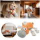 thumbnail image 2 of Juguete de cuerda para perros que chirría, resistente, interactivo, con papel crujiente, cuidado dental, suave y cómodo, lavable a máquina, para jugar en interiores y exteriores, 2 of 8