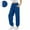 Blue, variant on IVEYRTF Boys Girls Solid Color Jogger Pants Elastic Waist Ankles Loose Fit Spring Summer Fall Casual Comfortable Everyday Sports Trousers for Kids(Blue,7 Years)