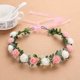 thumbnail image 1 of Zhuge Diademas de flores para mujer, corona de flores para novia, suministros para fiestas de bodas, guirnaldas florales, corona para el cabello, diademas florales, A09, 1 of 5