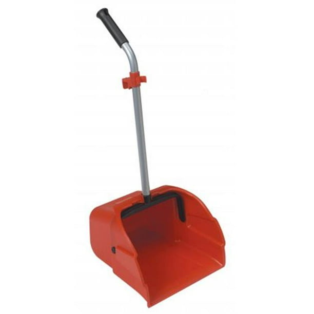 12 in. Jumbo Lobby Dustpan With Long Handle