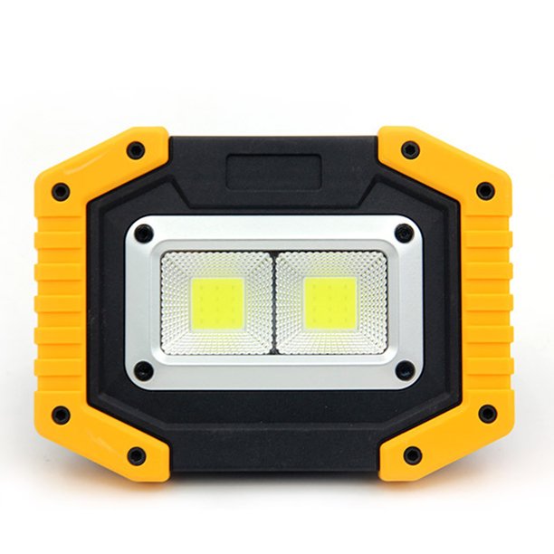 Linterna LED COB con foco de mano linterna de Camping portátil Wdftyju regulable impermeable iluminación para exteriores