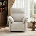 thumbnail image 2 of Power Recliner Chair with USB, Chenille Swivel Rocker Glider, Double-Layer Armrests, High Back, 350lb Capacity, for Living Room & Nursery, Beige, 2 of 9