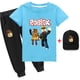 thumbnail image 1 of Traje de camiseta de manga corta y sombrero para niños y niñas, juego de animación Roblox periférico, algodón fino bidimensional, el mejor regalo, nuevo, 1 of 4
