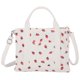 thumbnail image 1 of Bolso Mano Personalizado (la Embalaje Debe Caber) Pana Informal A La para Mujer Bolso Cruzado Patrón Fresa 6018 Tamaño, 1 of 9