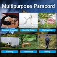thumbnail image 6 of 65 Feet Reflective Guyline Camping Paracord 2mm , 3 Pack Nylon Tent Cord Guyline Rope Bright Red, 6 of 6