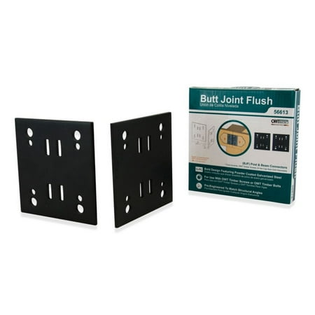 

OZCO Butt Joint Flush Truss Ties - Ornamental Wood Ties - 2 Pack