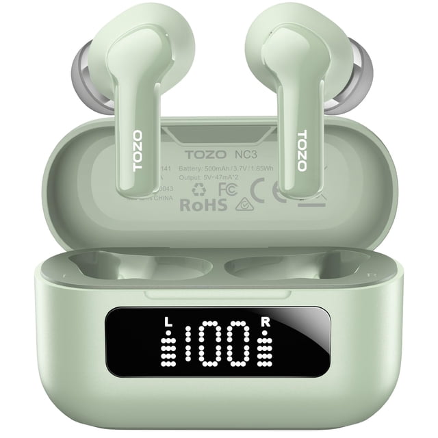 Auriculares inalámbricos TOZO Hybrid con cancelación activa de ruido NC3
