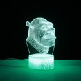 thumbnail image 4 of Luz nocturna LED 3D que cambia de color para niños con base, 4 of 4