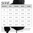 thumbnail image 2 of WTOBBY Men's Long Sleeve Zip Up Pullover Sweatshirt,Oversized Boyfriend Style Hoodie, Casual Solid Color Top with Pockets for Streetwear Fashion,Black L, 2 of 6