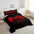 thumbnail image 3 of Homewish 3D Game Console Bedding Comforter Set for Boys, Neon Red Gamepad Twin Comforter Sets, Modern Video Game Player Reversible Bedding Set, Super Cozy Room Decor, 2-Piece, 3 of 8