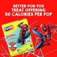 thumbnail image 4 of Popsicle Spiderman Colors from Natural Sources Stawberry Blue Raspberry Lime Ice Cream Bars, 6 Count, 4 of 10