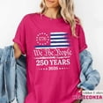 thumbnail image 2 of USA 250th Anniversary Shirt, 4th of July Shirts Women, We The People America 250 T Shirt, Patriotic Shirts for Women and Mens, 2 of 6