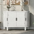 thumbnail image 2 of Accent Storage Cabinet Sideboard, Wooden Cabinet with Antique Pattern Doors for Hallway, Cosymart Entryway, Living Room, Bedroom, 2 of 9