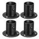 thumbnail image 1 of Soporte de soporte de varilla de brida de socket de acero inoxidable de 1'' de Uxcell, paquete de 4 en negro, 1 of 6