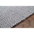 thumbnail image 3 of Nuloom 9' x 12' Hand Loomed Diamond Cotton Check Rug in Gray, 3 of 3
