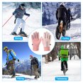 thumbnail image 7 of Uxcell Winter Ski Snow Gloves,  Waterproof Touchscreen Winter Warming Gloves Pink, 7 of 7