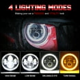 thumbnail image 2 of 2x 7" Halo LED Headlights Hi/Lo Beam Sealed For Chevrolet Chevy Nova 1963-1978, 2 of 12