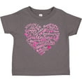 thumbnail image 3 of Inktastic Valentine words in pink Boys or Girls Toddler T-Shirt, 3 of 5
