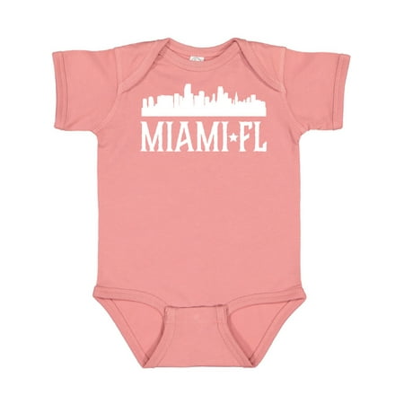 

Inktastic Miami Florida Skyline FL Cities Gift Baby Boy or Baby Girl Bodysuit