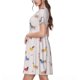 thumbnail image 2 of Balery Dachshund Dog Puppy Vestidos sueltos de manga corta para mujer, vestidos de verano 2025, vestidos casuales de corte A con vuelo., 2 of 6
