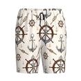 thumbnail image 4 of Easygdp Anchor with Rope Men's Short Pajama Pants, Sleep Shorts, Household Pants, Casual Pants with Pockets - Small, 4 of 9