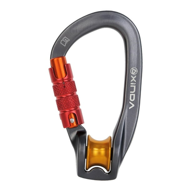 Mosquetón De Bloqueo Hebilla De Seguridad Mosquetón Equipo Climb Camping Automático Sunnimix Mosquetón de escalada