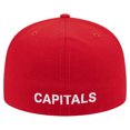 thumbnail image 4 of Men's New Era  Red Washington Capitals Deceptor 59FIFTY Fitted Hat, 4 of 5