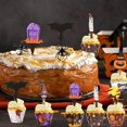 thumbnail image 5 of Halloween Cupcake Decorations, Halloween Cupcake Toppers Wrappers, Halloween Cake Decorations Bat Spider Ghost Pumpkin, Halloween Cupcake Decorations Props, 5 of 5