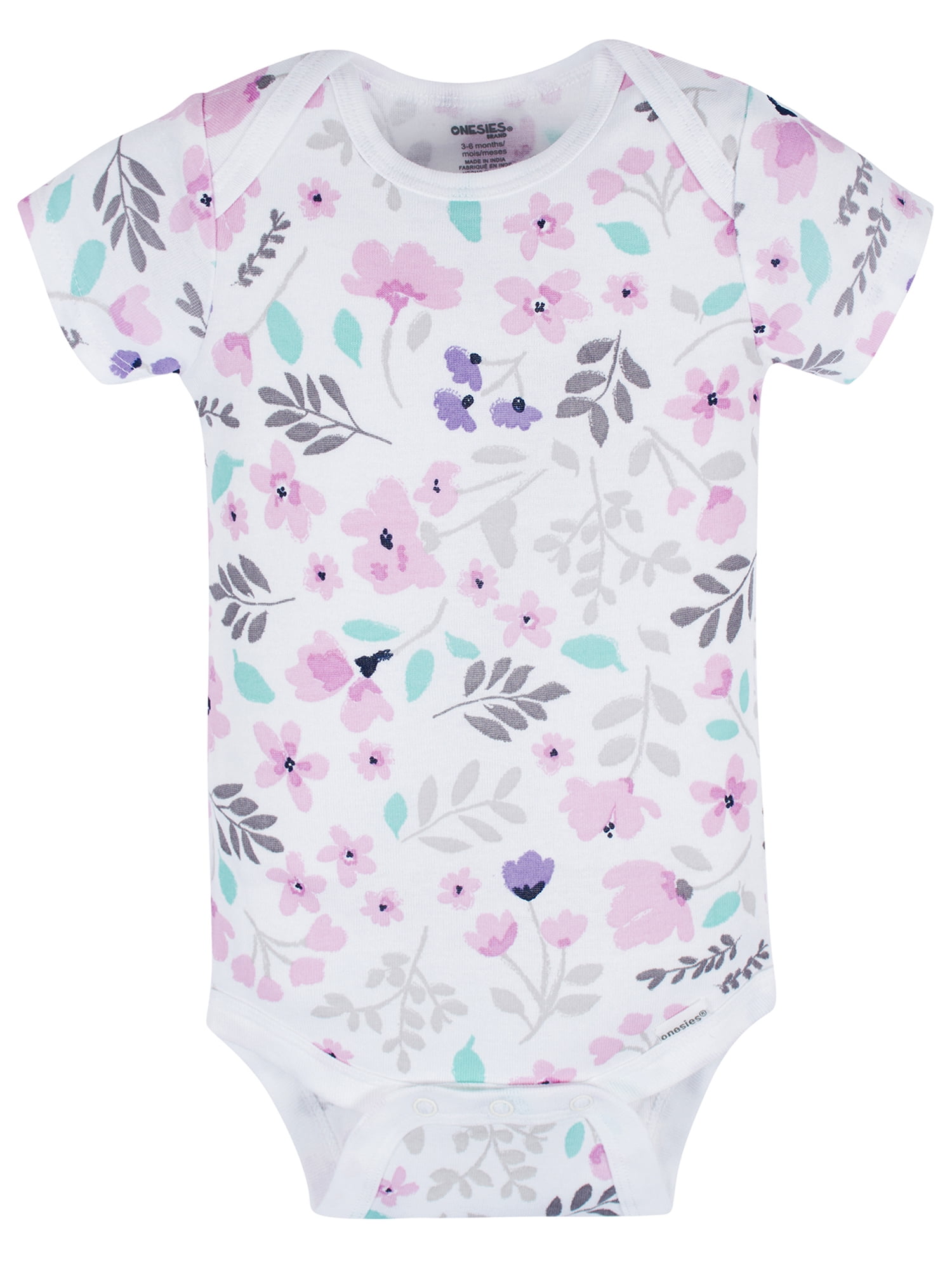 Onesies Brand Baby Girl Bodysuits, 8-Pack, Sizes Newborn - 12 Months