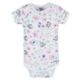 thumbnail image 4 of Onesies Brand Baby Girl Bodysuits, 8-Pack, Sizes Newborn - 12 Months, 4 of 11