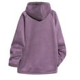 thumbnail image 4 of Mens Zip Up Hoodies & Sweatshirts Fleece Lined Jackets Casual Solid Color Thermal Warm Long Sleeve Sherpa Outerwear Coats with Pockets and Hooded, 4 of 4