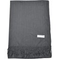 thumbnail image 4 of y Solid soft cashmere shawl scarf., 4 of 5