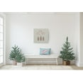 thumbnail image 3 of 20" x 14" Simply Daisy Merry Christmas with Holly Polyester Accent Pillow, Turquoise Qty 1, 3 of 3