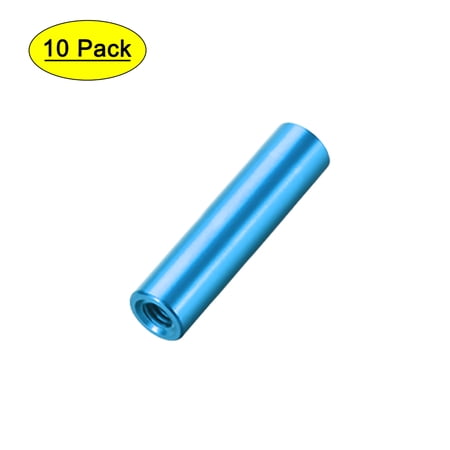 10Pcs M3x20mm Round Aluminum Standoff Column Spacer Female Aqua Blue for FPV Quadcopter RC Multirotors Parts DIY